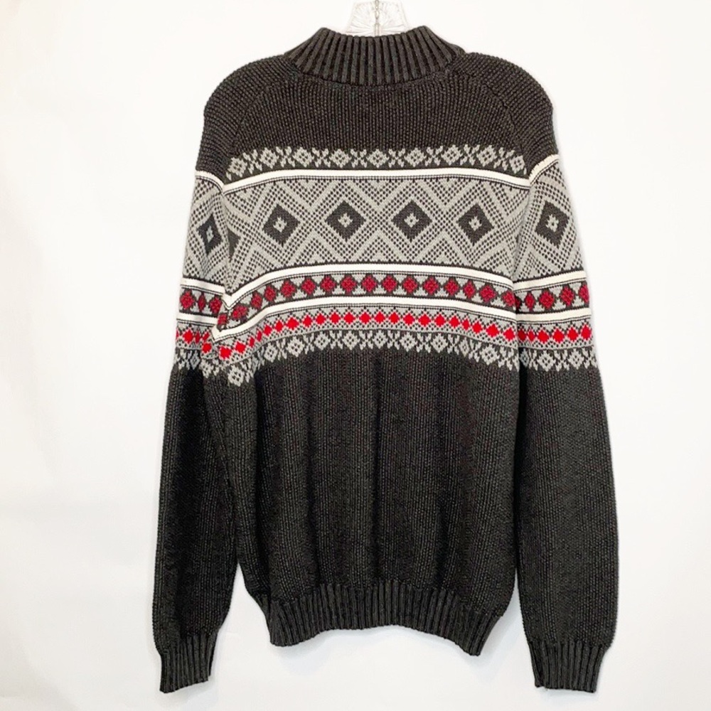 Cozy Cotton Winter 1/4 Zip Sweater (L) - Picture 2 of 9